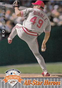 #21 Rob Dibble - Cincinnati Reds - 1992 Upper Deck All-Star FanFest Baseball