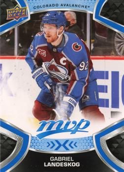 #21 Gabriel Landeskog - Colorado Avalanche - 2021-22 Upper Deck MVP - Blue Hockey