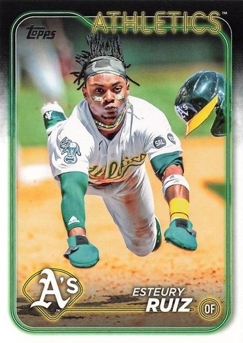 #21 Esteury Ruiz - Oakland Athletics - 2024 Topps Baseball