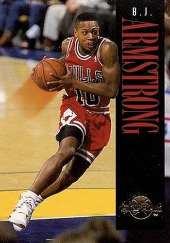 #21 B.J. Armstrong - Chicago Bulls - 1994-95 SkyBox Premium Basketball