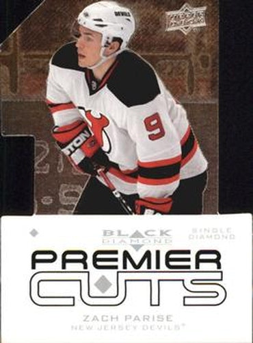 #PDC21 Zach Parise - New Jersey Devils - 2008-09 Upper Deck Black Diamond - Premier Die Cut Hockey