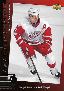 #C21 Sergei Fedorov - Detroit Red Wings - 1994-95 Upper Deck - Predictors Canadian Gold Exchange Hockey