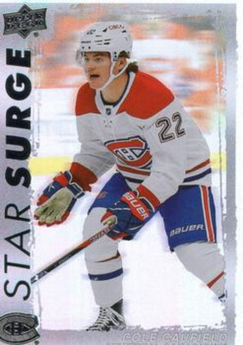 #SS-21 Cole Caufield - Montreal Canadiens - 2023-24 Upper Deck - Star Surge Hockey