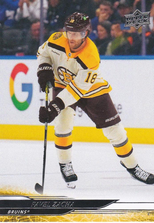 #21 Pavel Zacha - Boston Bruins - 2024-25 Upper Deck Hockey