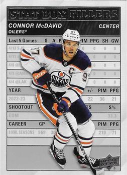 #SB-21 Connor McDavid - Edmonton Oilers - 2023-24 Upper Deck - Stat Box Fillers Hockey