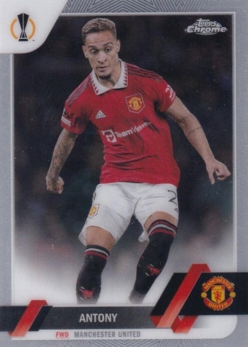 #21 Antony - Manchester United - 2022-23 Topps Chrome UEFA Club Competitions Soccer