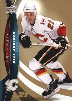 #21 Olli Jokinen - Calgary Flames - 2009-10 Upper Deck Trilogy Hockey