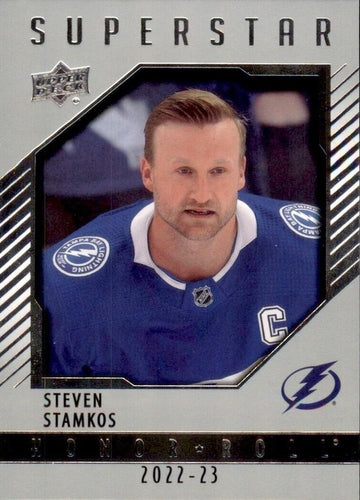#HR-21 Steven Stamkos - Tampa Bay Lightning - 2022-23 Upper Deck - Honor Roll Hockey