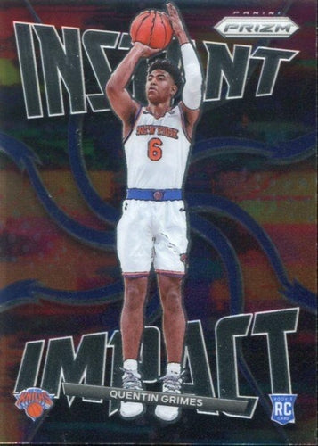 #21 Quentin Grimes - New York Knicks - 2021-22 Panini Prizm - Instant Impact Basketball