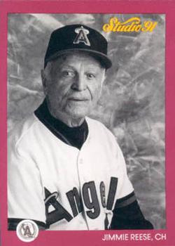 #21 Jimmie Reese - California Angels - 1991 Studio Baseball