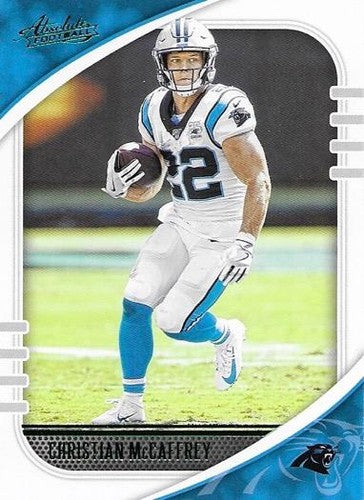 #21 Christian McCaffrey - Carolina Panthers - 2020 Panini Absolute - Green Football