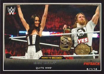 #21 Brie Bella - 2015 Topps WWE Road to Wrestlemania Wrestling