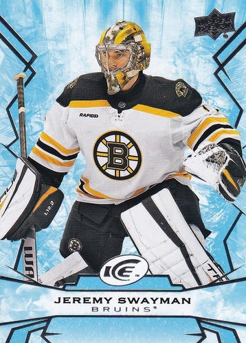 #21 Jeremy Swayman - Boston Bruins - 2022-23 Upper Deck Ice Hockey