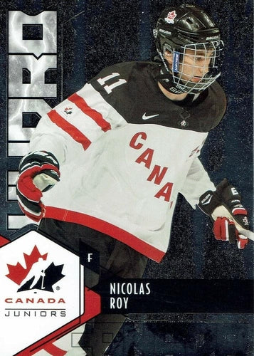#H-21 Nicolas Roy - Canada - 2015 Upper Deck Team Canada Juniors - Hydro Hockey
