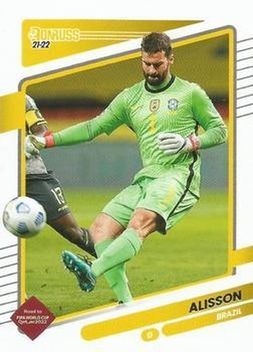 #21 Alisson - Brazil - 2021-22 Donruss Road to FIFA World Cup Qatar 2022 Soccer