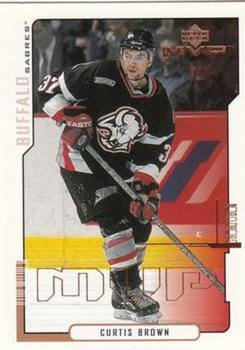 #21 Curtis Brown - Buffalo Sabres - 2000-01 Upper Deck MVP Hockey