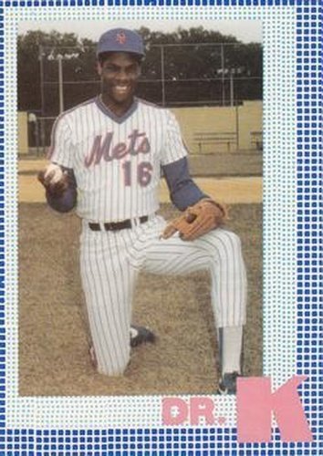 #21 Dwight Gooden - New York Mets - 1985 Renata Galasso Dwight Gooden Dr. K Baseball