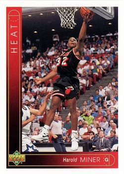 #21 Harold Miner - Miami Heat - 1993-94 Upper Deck Basketball