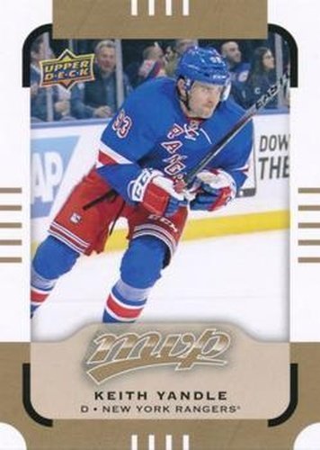 #21 Keith Yandle - New York Rangers - 2015-16 Upper Deck MVP Hockey