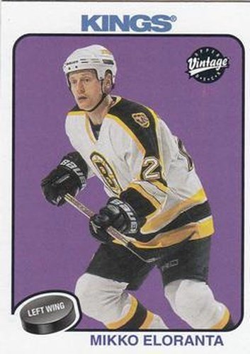 #21 Mikko Eloranta - Los Angeles Kings - 2001-02 Upper Deck Vintage Hockey