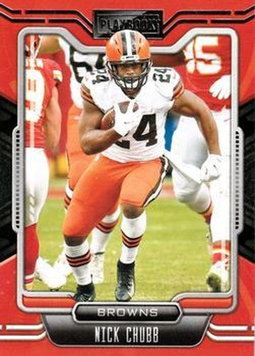 #21 Nick Chubb - Cleveland Browns - 2021 Panini Playbook Football