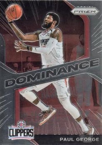 #21 Paul George - Los Angeles Clippers - 2020-21 Panini Prizm - Dominance Basketball