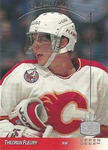 #21 Theoren Fleury - Calgary Flames - 1993-94 Upper Deck - SP Hockey