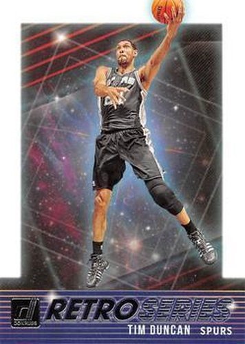 #21 Tim Duncan - San Antonio Spurs - 2021-22 Donruss - Retro Series Basketball