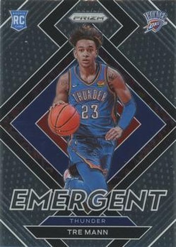 #21 Tre Mann - Oklahoma City Thunder - 2021-22 Panini Prizm - Emergent Basketball