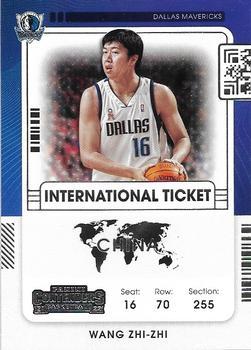 #21 Wang Zhi-zhi - Dallas Mavericks - 2021-22 Panini Contenders - International Ticket Basketball