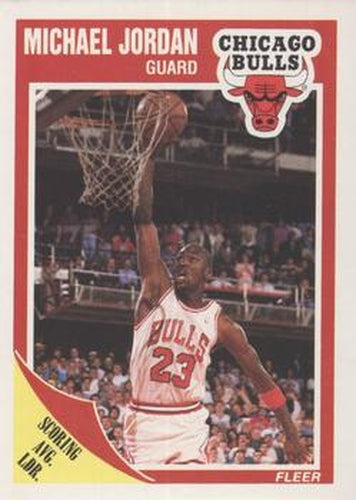 #21 Michael Jordan - Chicago Bulls - 1989-90 Fleer Basketball