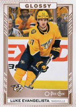 #R-21 Luke Evangelista - Nashville Predators - 2023-24 O-Pee-Chee Glossy Gold Hockey