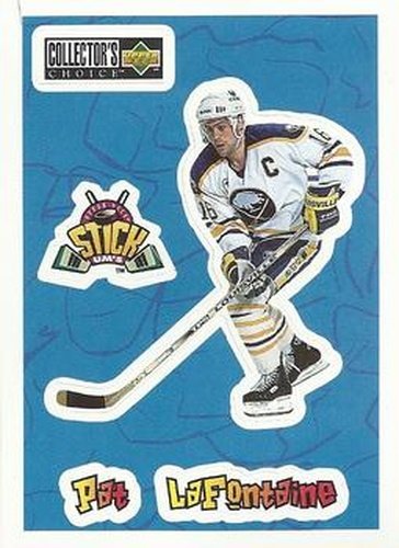 #S21 Pat LaFontaine - Buffalo Sabres - 1996-97 Collector's Choice - Stick-Ums Hockey