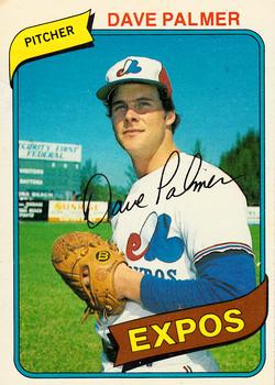 #21 Dave Palmer - Montreal Expos - 1980 O-Pee-Chee Baseball