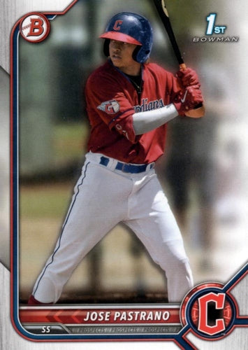 #BP-21 Jose Pastrano - Cleveland Guardians - 2022 Bowman - Prospects Baseball