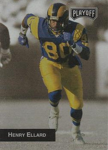 #21 Henry Ellard - Los Angeles Rams - 1993 Playoff Football