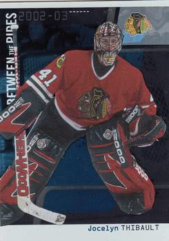 #21 Jocelyn Thibault - Chicago Blackhawks - 2002-03 Be a Player Between the Pipes Hockey