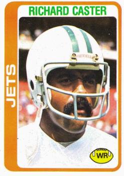 #21 Richard Caster - New York Jets - 1978 Topps Football