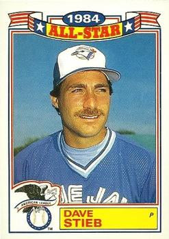 #21 Dave Stieb - Toronto Blue Jays - 1985 Topps - 1984 All-Star Game Baseball