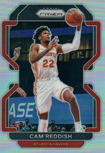 #21 Cam Reddish - Atlanta Hawks - 2021-22 Panini Prizm - Silver Basketball