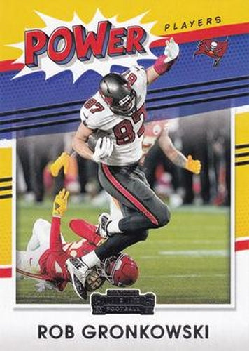 #PP-RGR Rob Gronkowski - Tampa Bay Buccaneers - 2021 Panini Contenders - Power Players Football