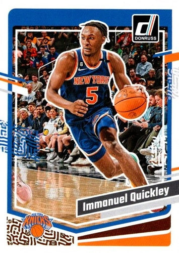 #21 Immanuel Quickley - New York Knicks - 2023-24 Donruss Basketball