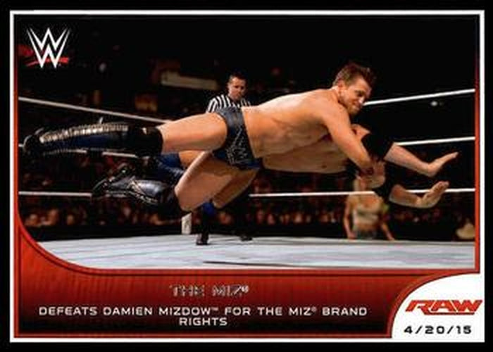 #21 The Miz - 2016 Topps WWE Road to Wrestlemania Wrestling