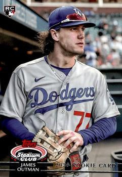 #21c James Outman - Los Angeles Dodgers - 2023 Stadium Club Baseball