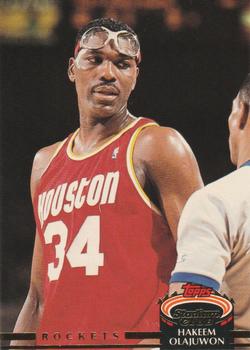 #220 Hakeem Olajuwon - Houston Rockets - 1992-93 Stadium Club Basketball