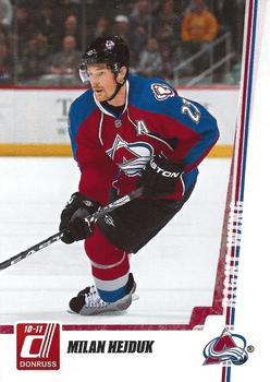#220 Milan Hejduk - Colorado Avalanche - 2010-11 Donruss Hockey