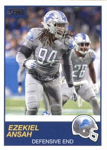 #220 Ezekiel Ansah - Detroit Lions - 2019 Score Football