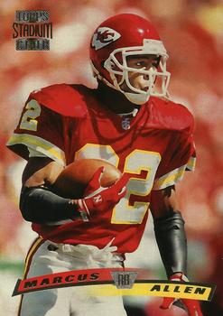 #220 Marcus Allen - Kansas City Chiefs - 1996 Stadium Club Football