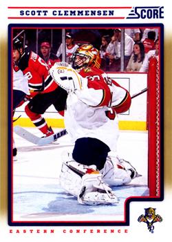 #220 Scott Clemmensen - Florida Panthers - 2012-13 Score - Gold Rush Hockey