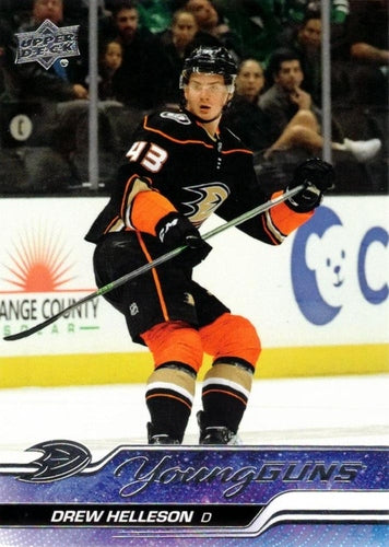 #220 Drew Helleson - Anaheim Ducks - 2023-24 Upper Deck Hockey